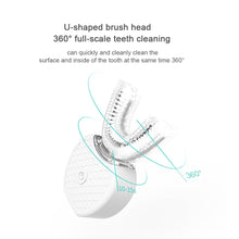 Load image into Gallery viewer, 360 Degrees Intelligent Deep Clean Automatic Blue Light Electric Toothbrush
