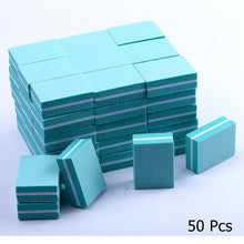Load image into Gallery viewer, 10/25/50pcs Double-sided Colorful Mini Nail File Blocks
