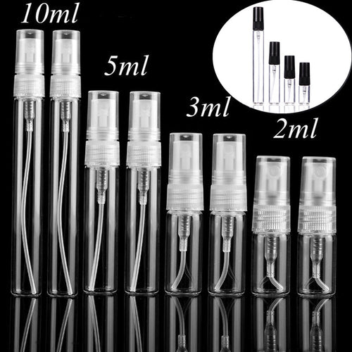 5pcs/pack 2ML 3ML 5ML 10ML Cosmetics Refillable Bottle